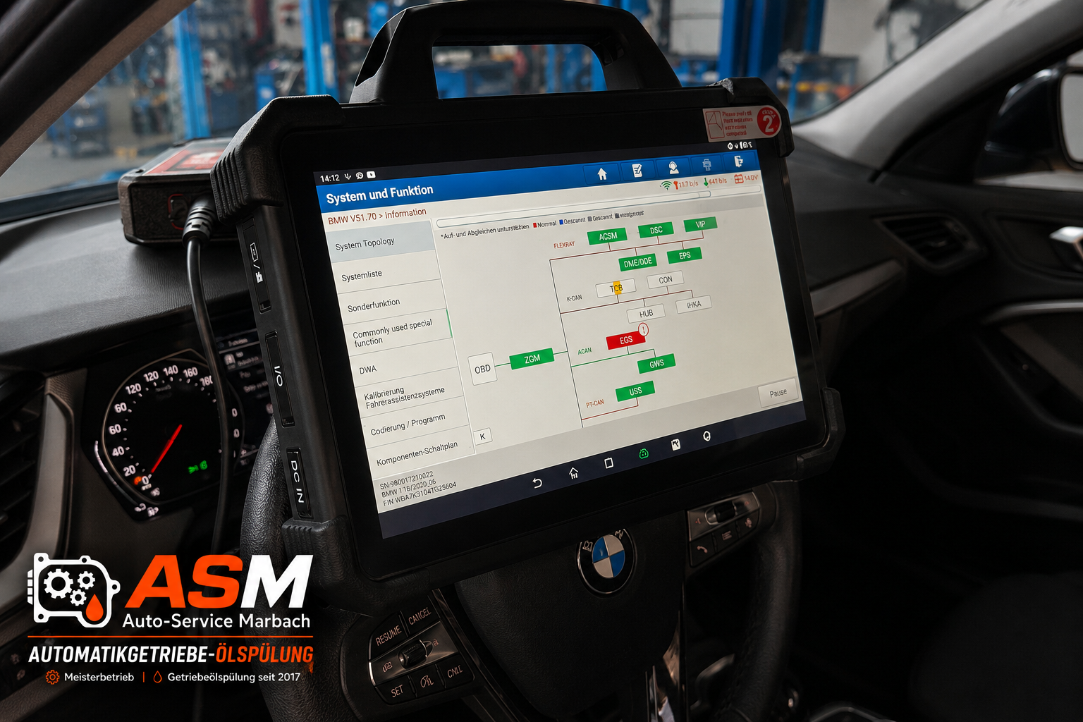 Auto-Service Marbach Getriebeölservice BMW MINI